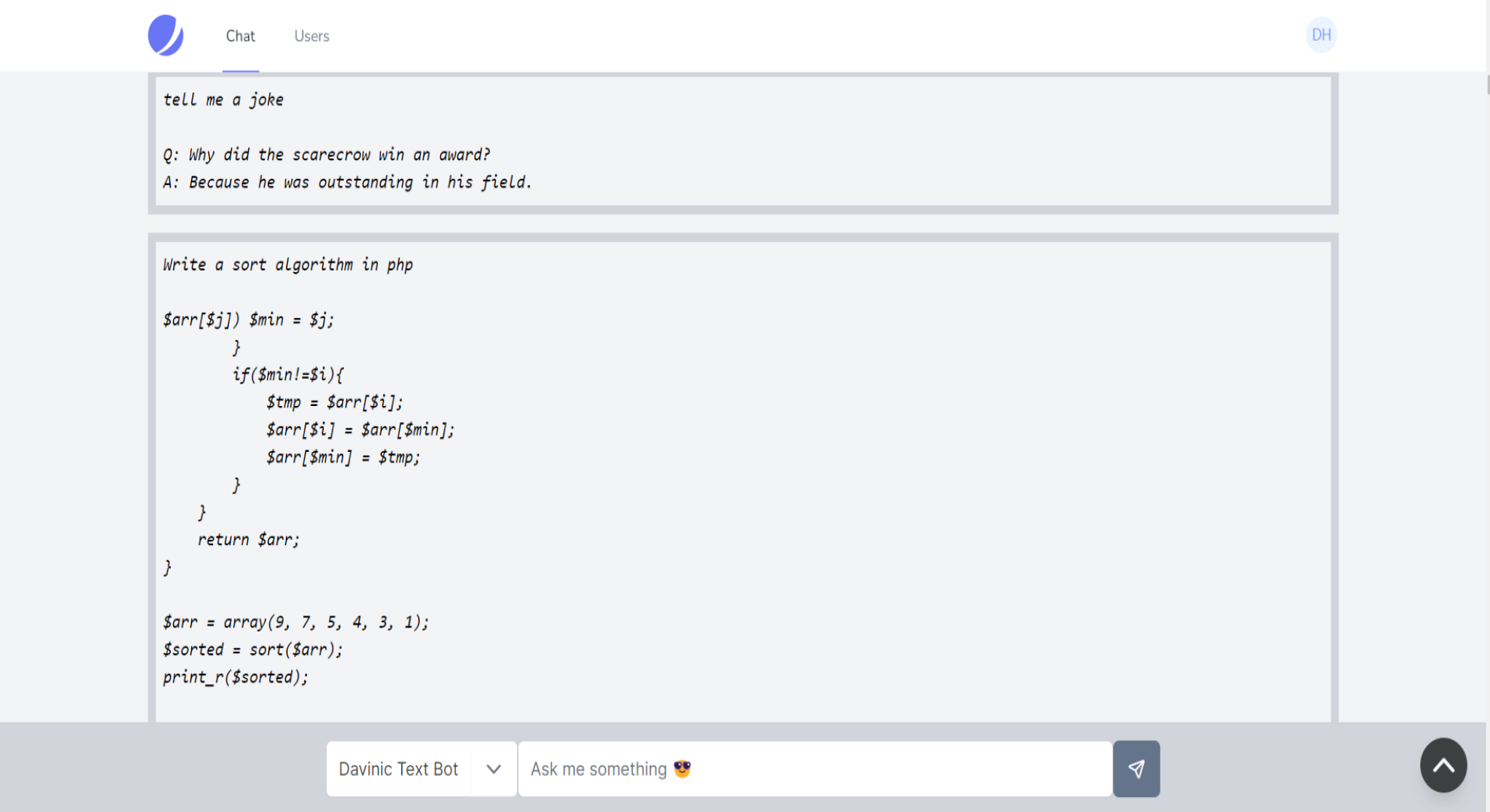Open AI Laravel App Image